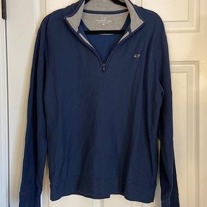 Men’s navy vinyard vines quarter zip